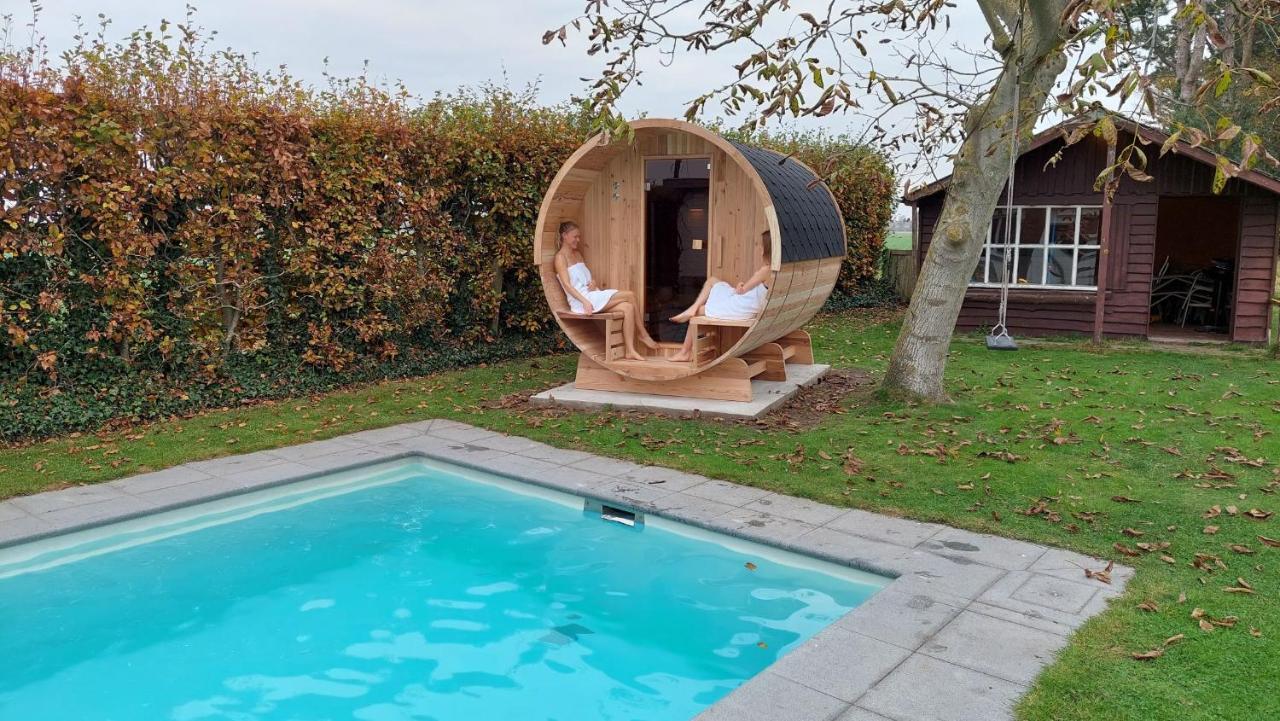 vakantiewoning Alicia met zwembad en sauna Koekelare Buitenkant foto